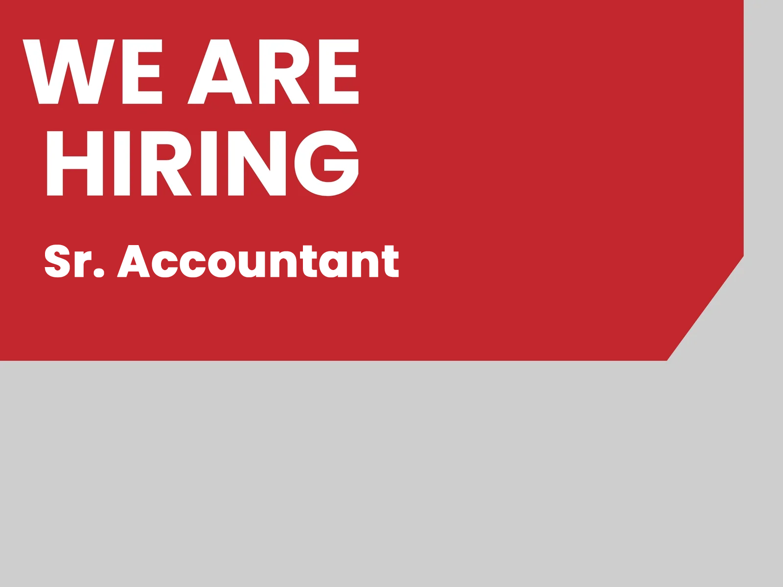 Senior Accountant
